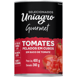 Tomates pelados em cubos 240g